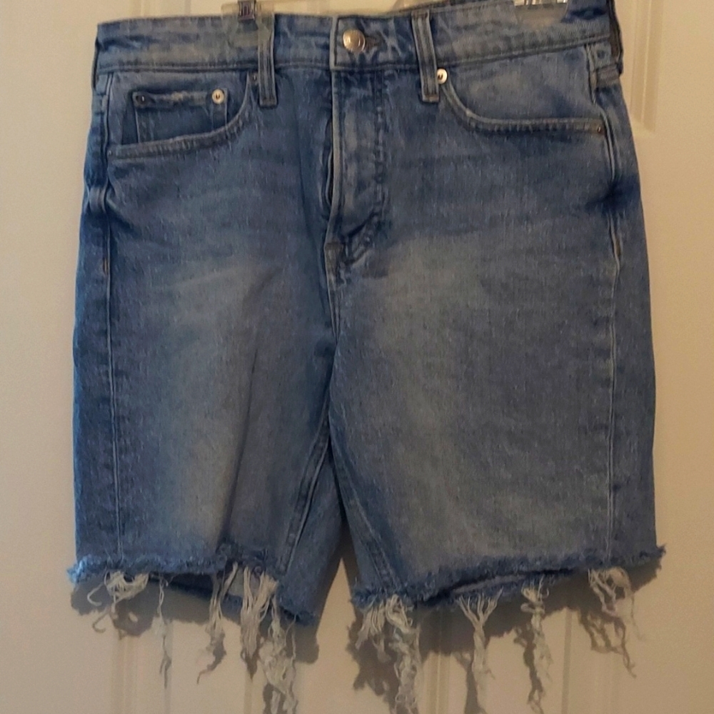 Denim Bermuda shorts